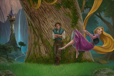 Tangled Rapunzel Tangled Rapunzel Tangled Tree